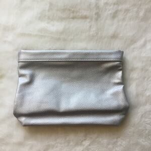 La Prarie Silver Makeup Bag